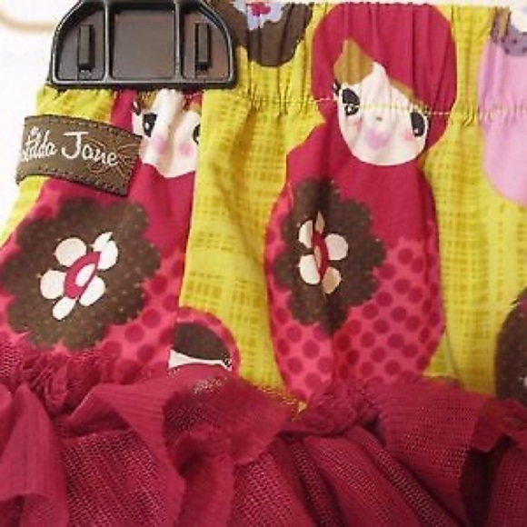 Matilda Jane Sylvie Skirt Girls Size 2 Character Counts Heart Soul Pride - Picture 2 of 4